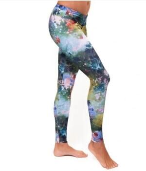 Onzie Charlie Galaxy Legging with Floral Print S/M